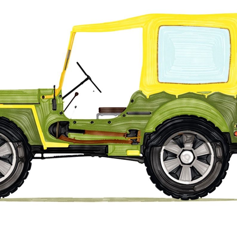 Jeep wall decor Nursery print Jeep wall art Jeep Etsy