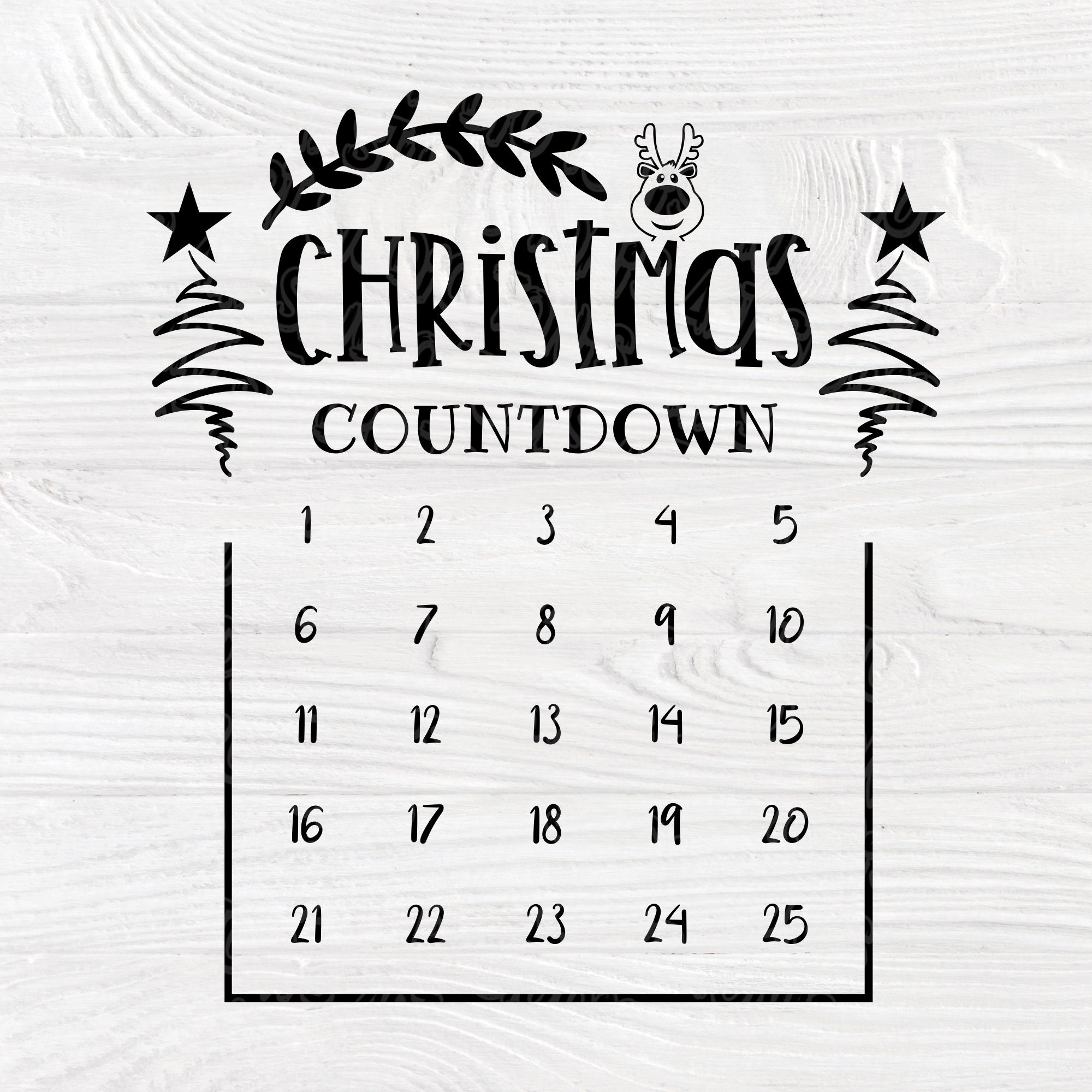 Download Christmas countdown SVG | Christmas svg | Christmas advent ...