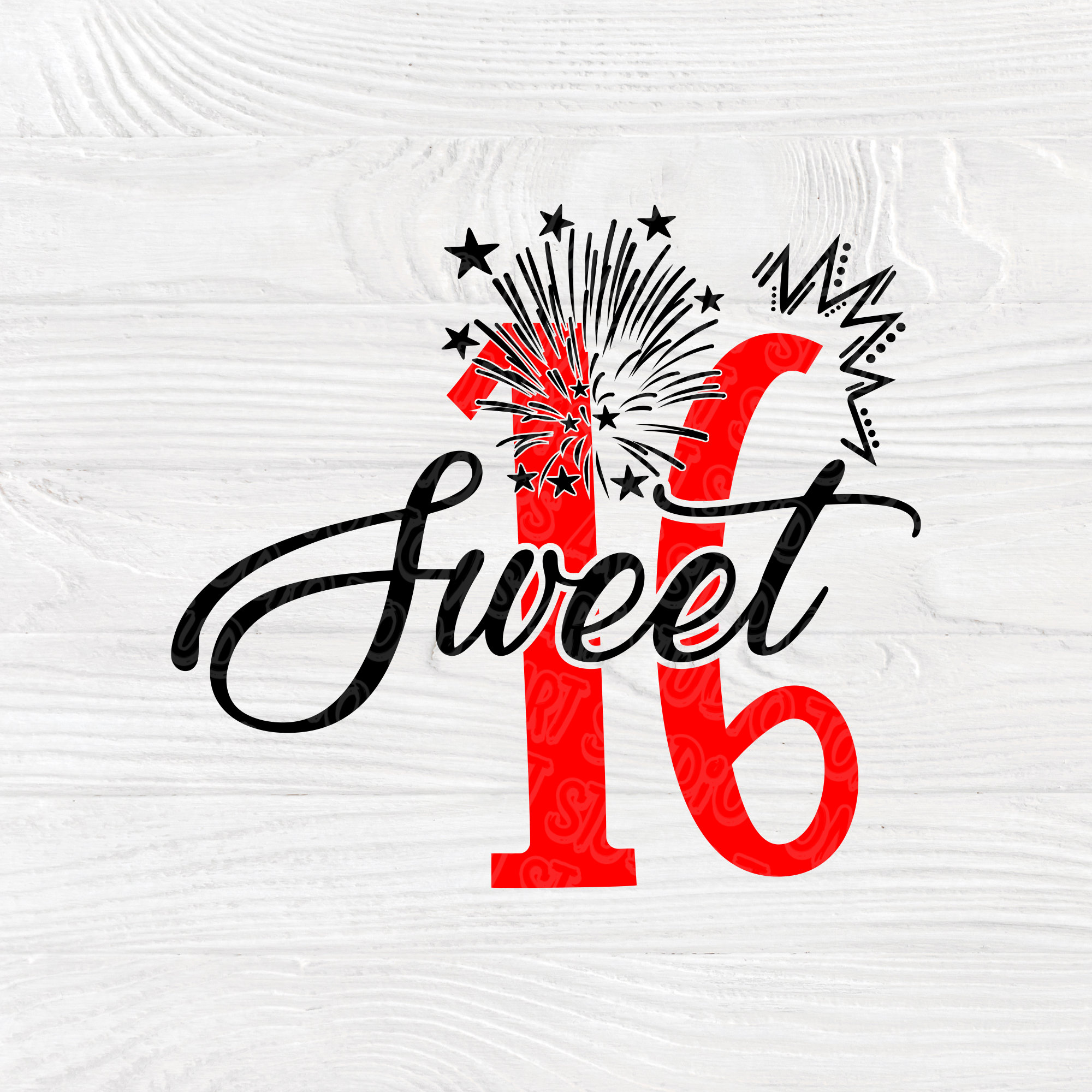 Sweet 16 SVG | Sweet 16 bundle | Sixteen birthday svg | 16th birthday
