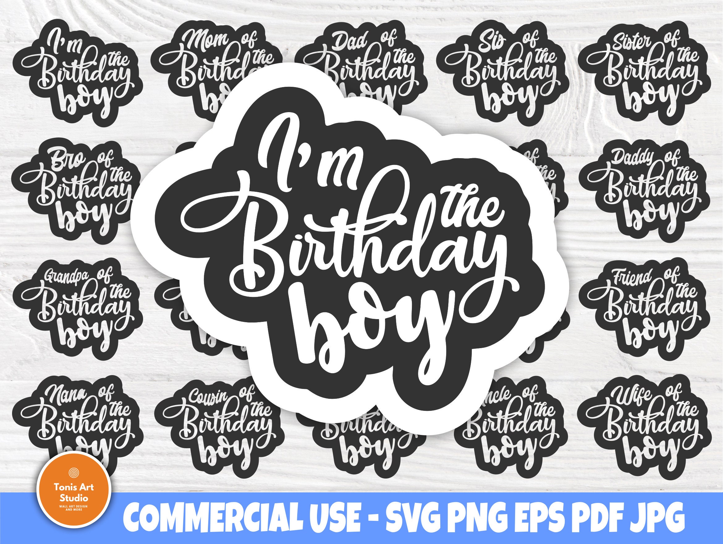 Download 1st Birthday Boy SVG, Birthday Squad, Family Shirt