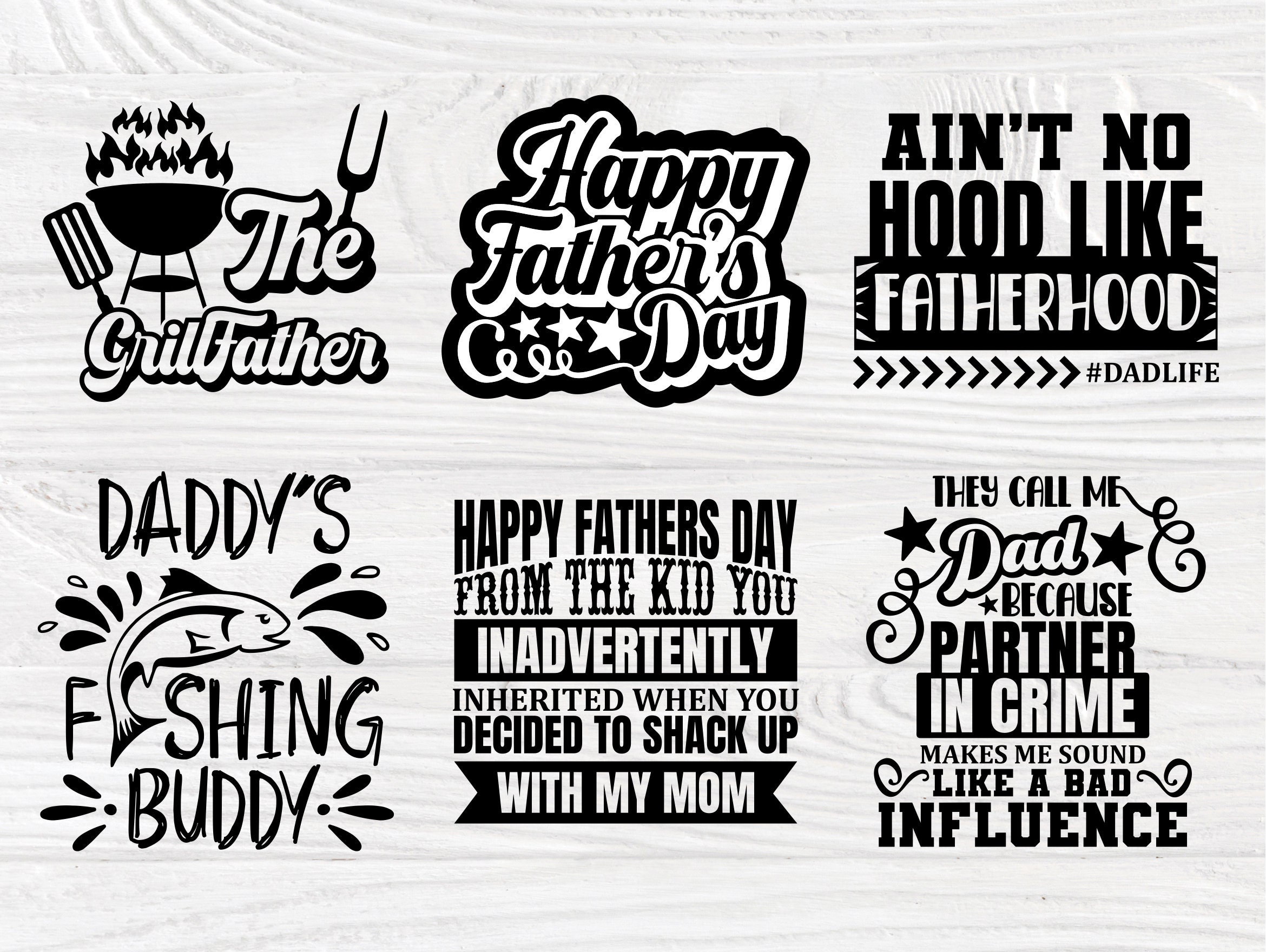Download Dad SVG Bundle, Fathers Day Svg, Best Dad Ever Svg