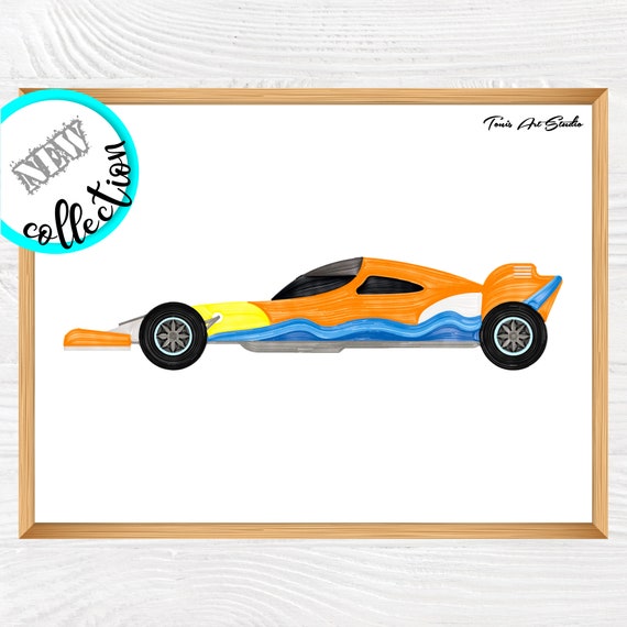 vintage car decor for nursery