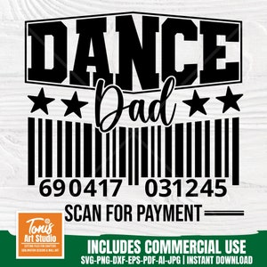 Tanzen Papa svg | Tanz svg | für Zahlung scannen svg | tanzender Papa png | lustige Papa svg | Tanz Dad Shirt | Tänzerin svg | Tanz Team svg | cut-Datei