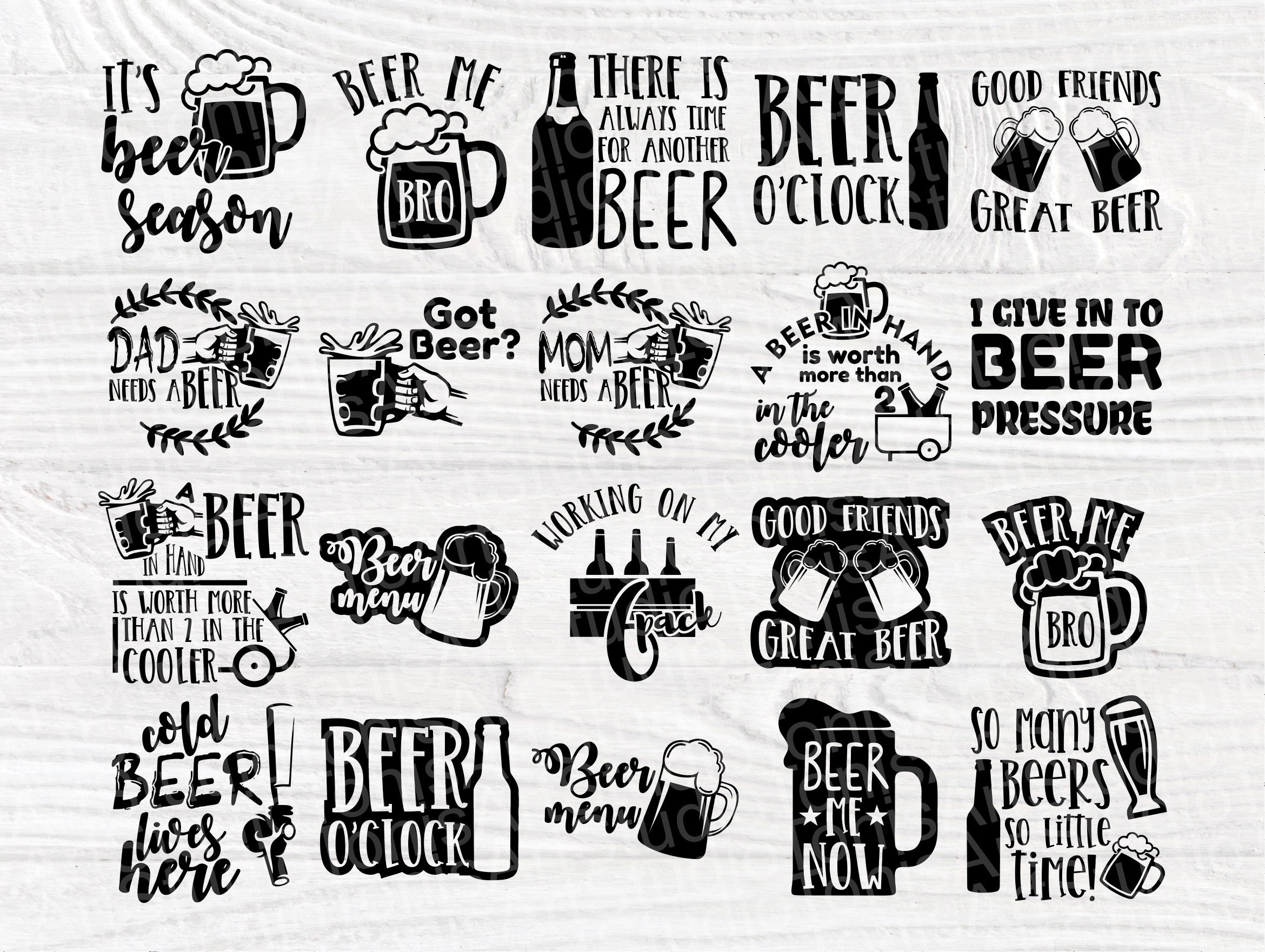 Download Beer Svg Bundle Craft Beer Svg Alcohol Cut Files