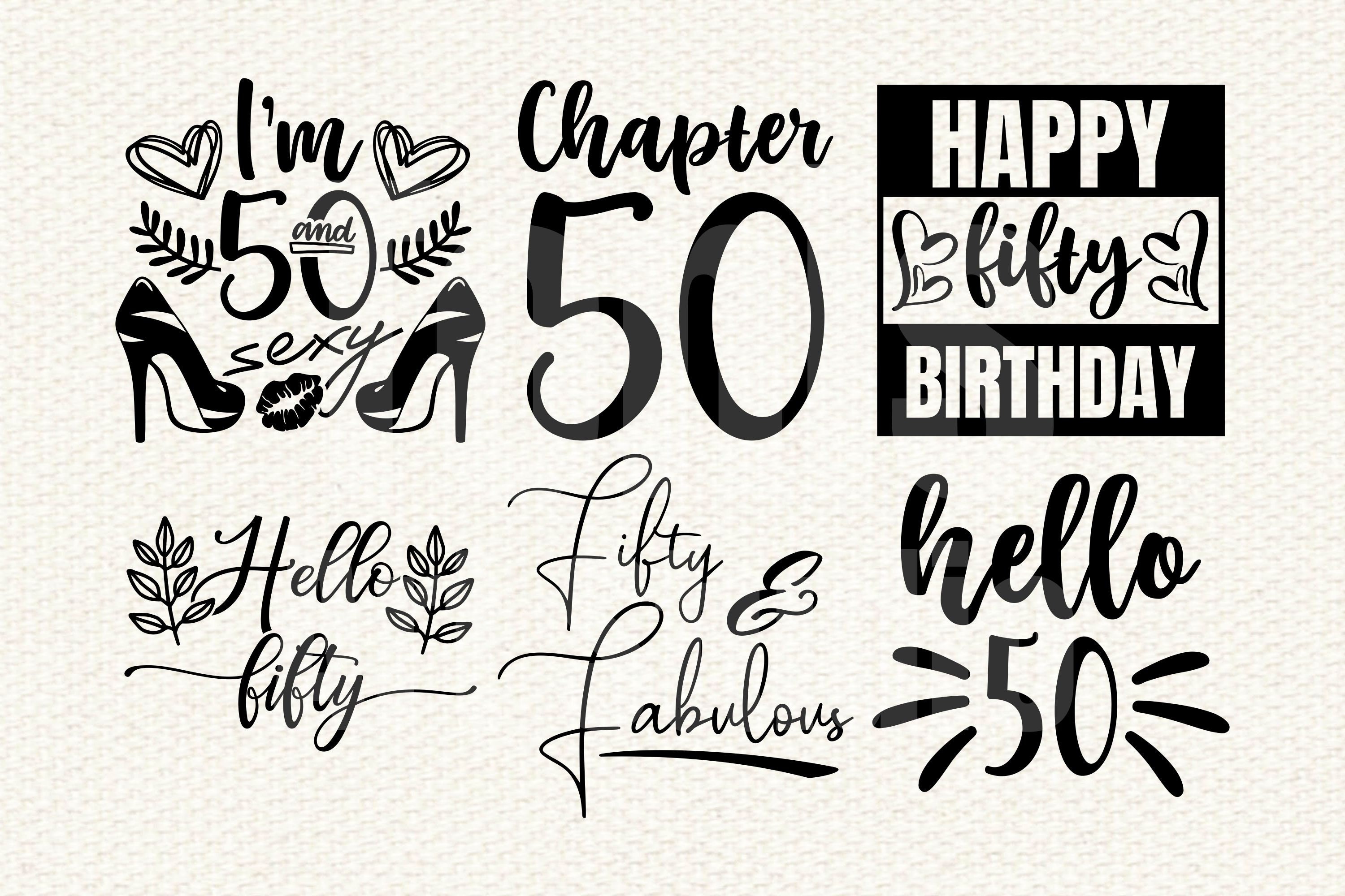 Free Printable 50th Birthday Svg 2023 Calendar Printable
