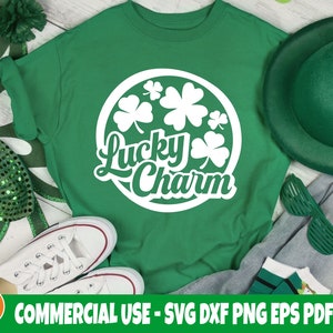 Porte-bonheur SVG PNG, fichier svg de la Saint-Patrick