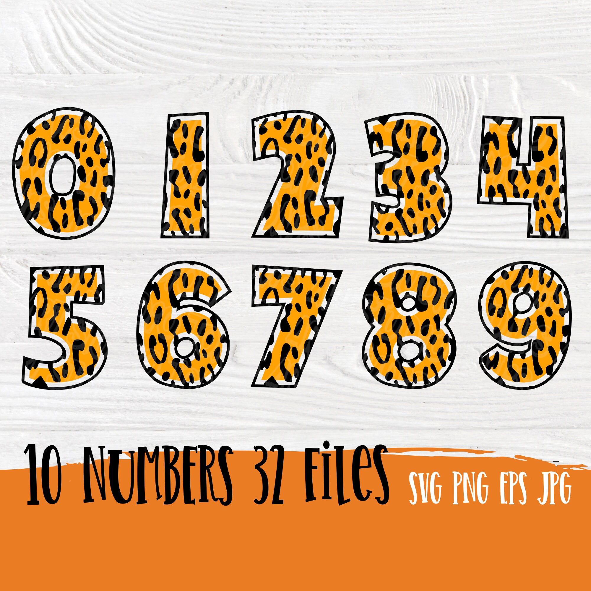 Download Numbers SVG | Tiger numbers | Number svg | Numbers cut ...