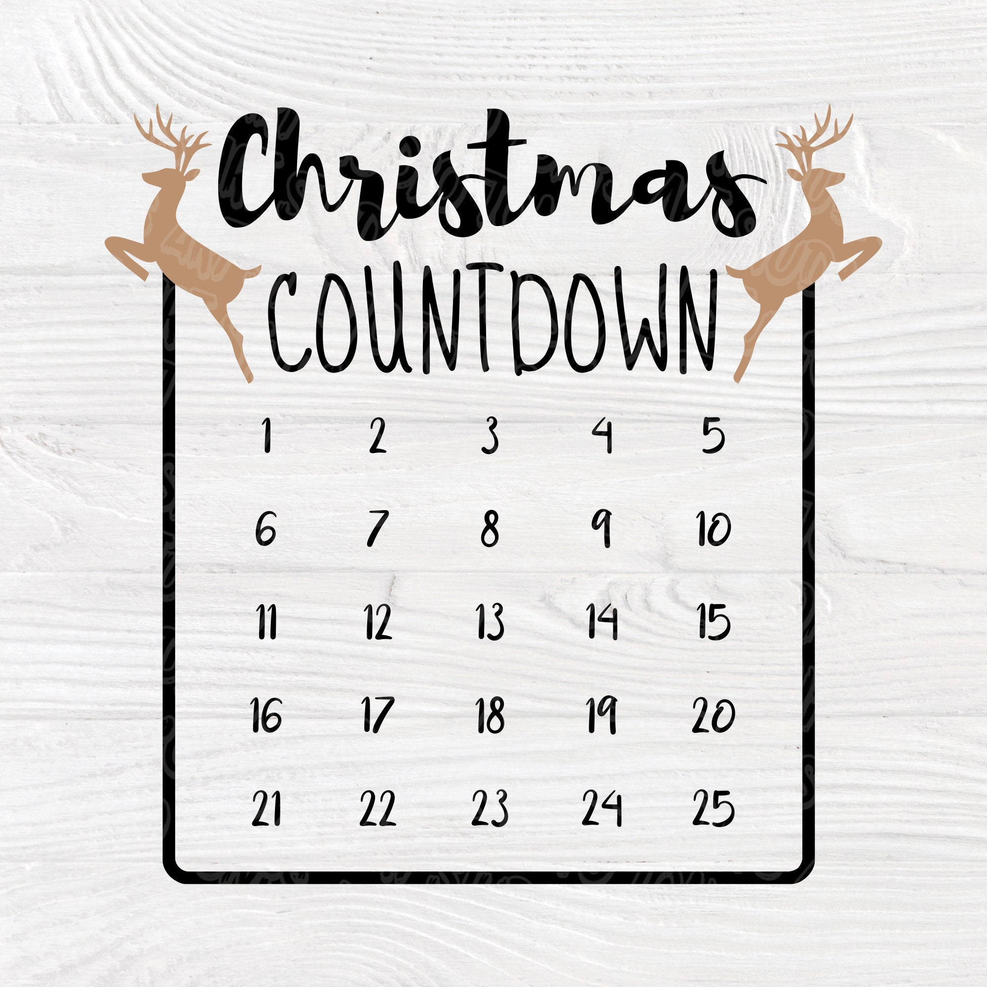 Download Christmas countdown SVG | Christmas svg | Christmas advent ...