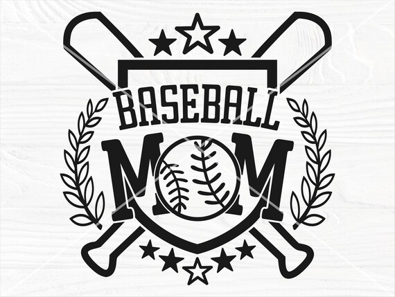 Baseball Mom SVG Cut File, Sports Mom Shirt Svg