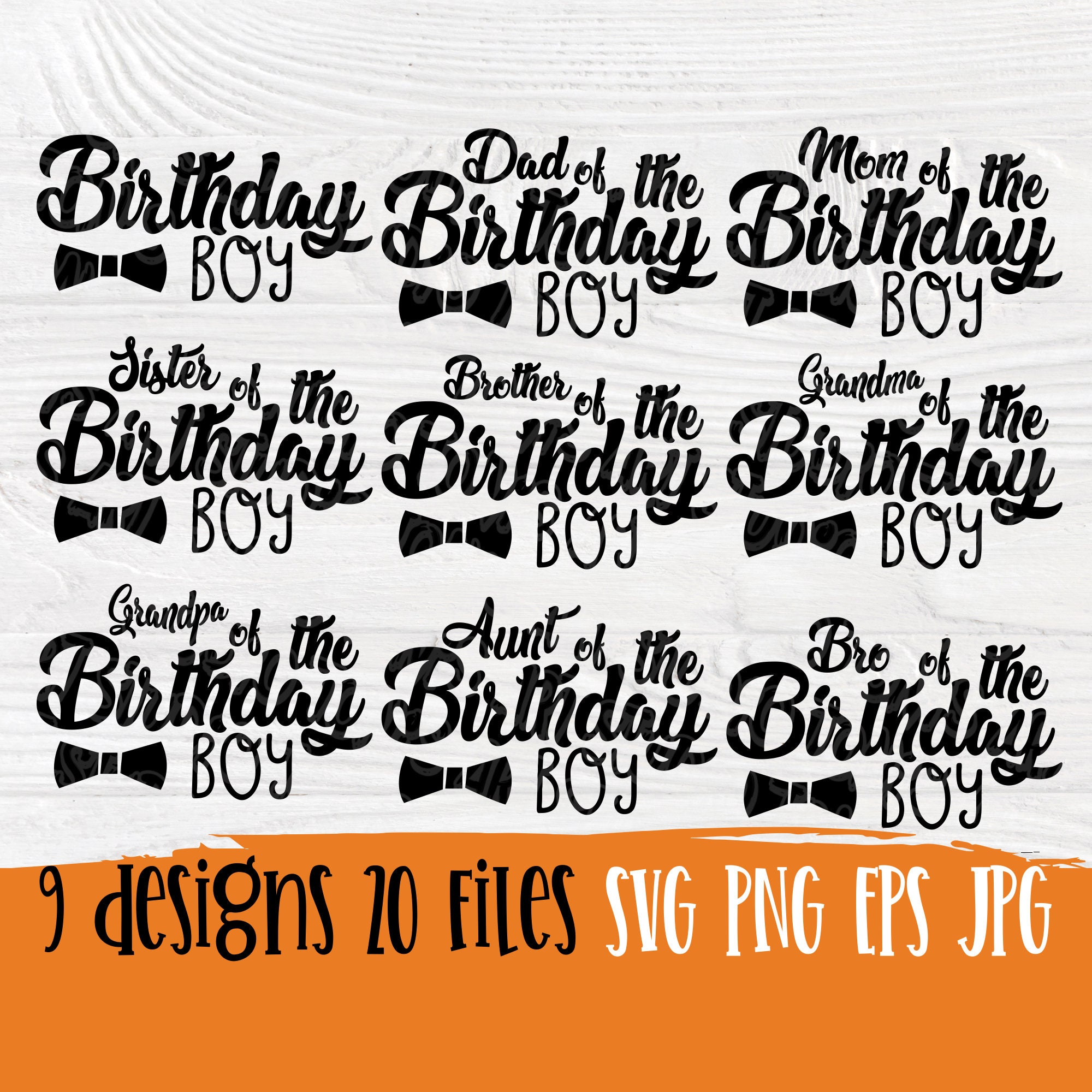Birthday boy SVG | Birthday boy family svg | Mom and dad ...