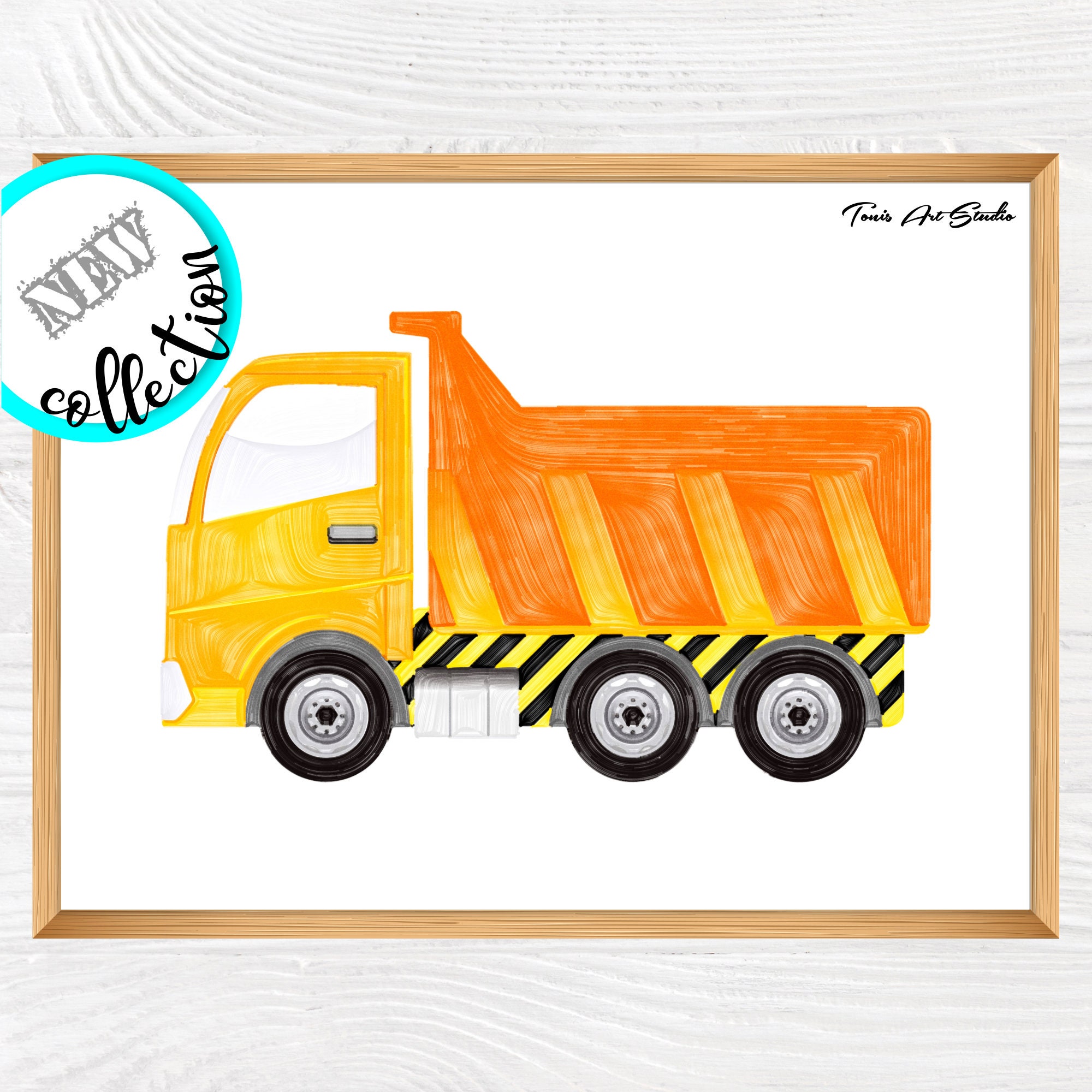 Set of 4 Prints, Boys Room Wall Art, Printable Art