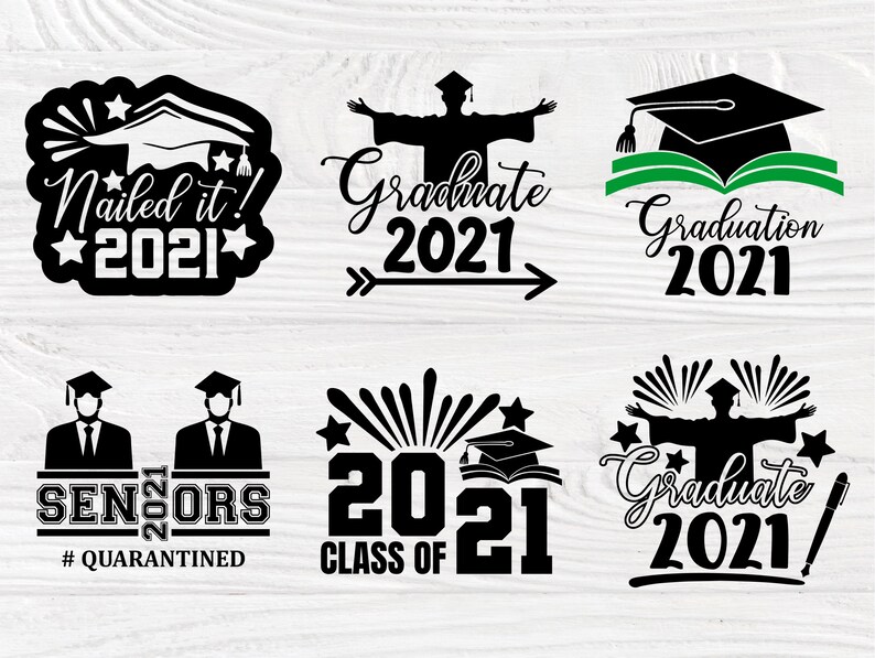 Download Graduation 2021 SVG Bundle Class of 2021 Svg File | Etsy