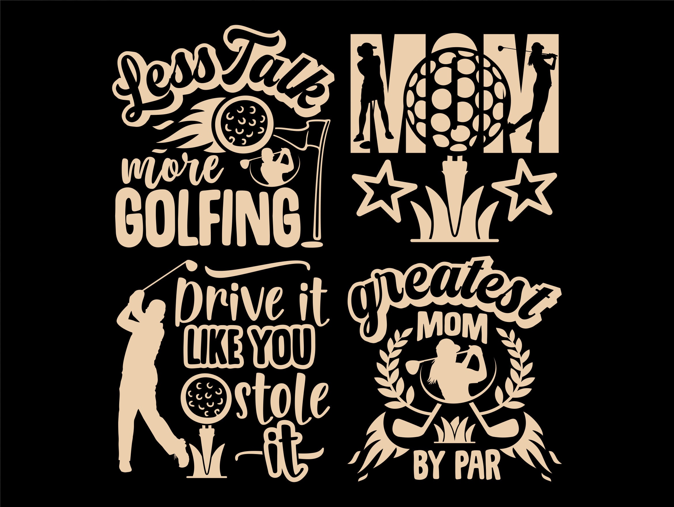 Golf Svg Bundle Golfing Svg Funny Quotes Svg