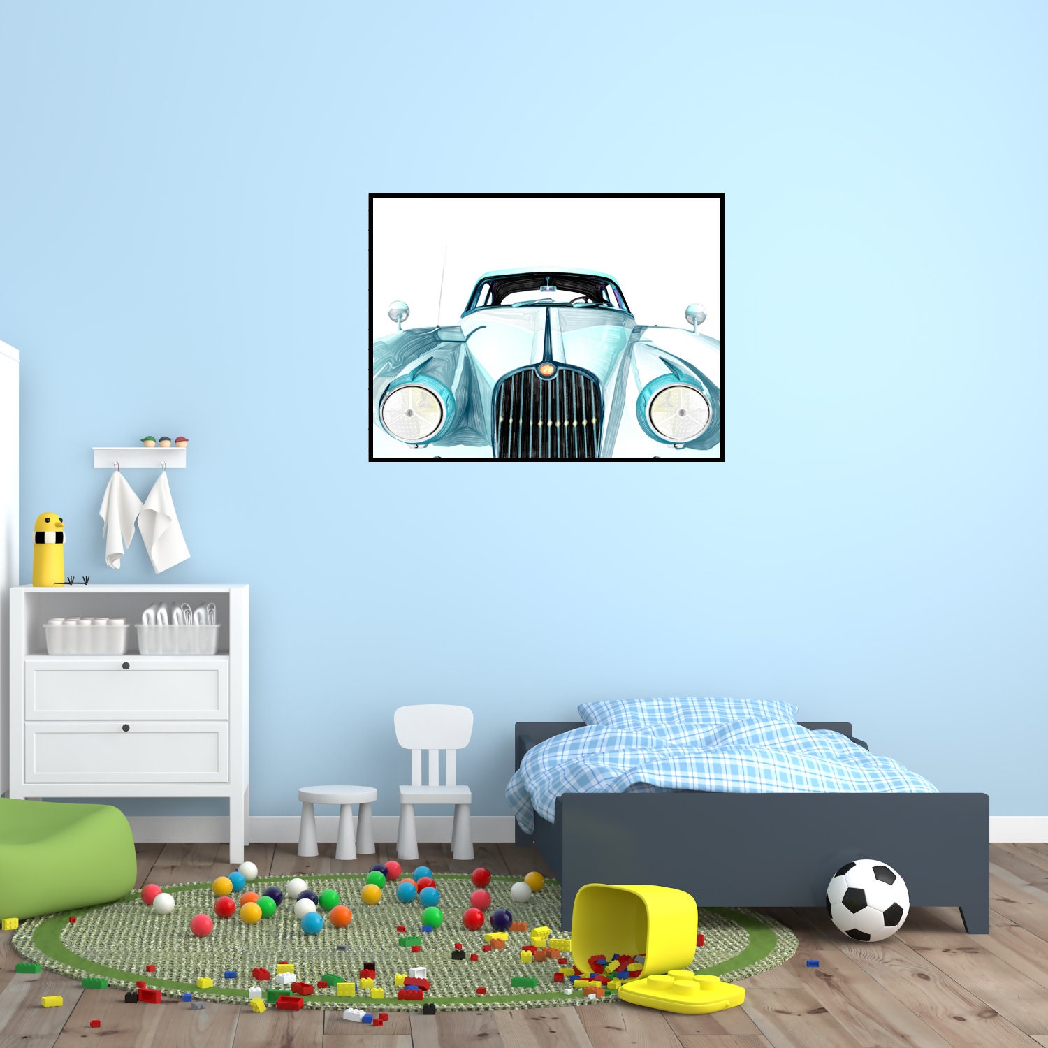 Vintage Car Wall Decor, Old Car Print, Antique Printable Art, Gift for