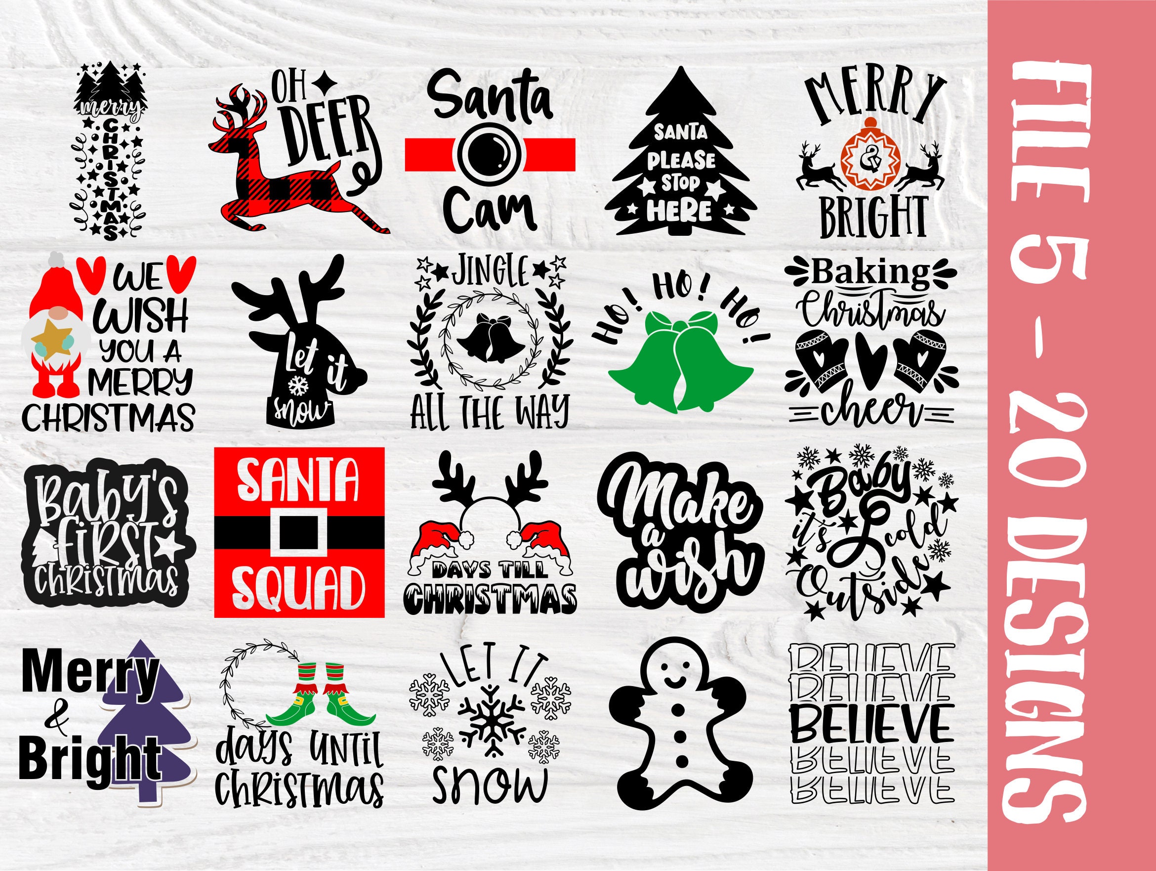 Christmas SVG Bundle, Funny Christmas Shirt Svg