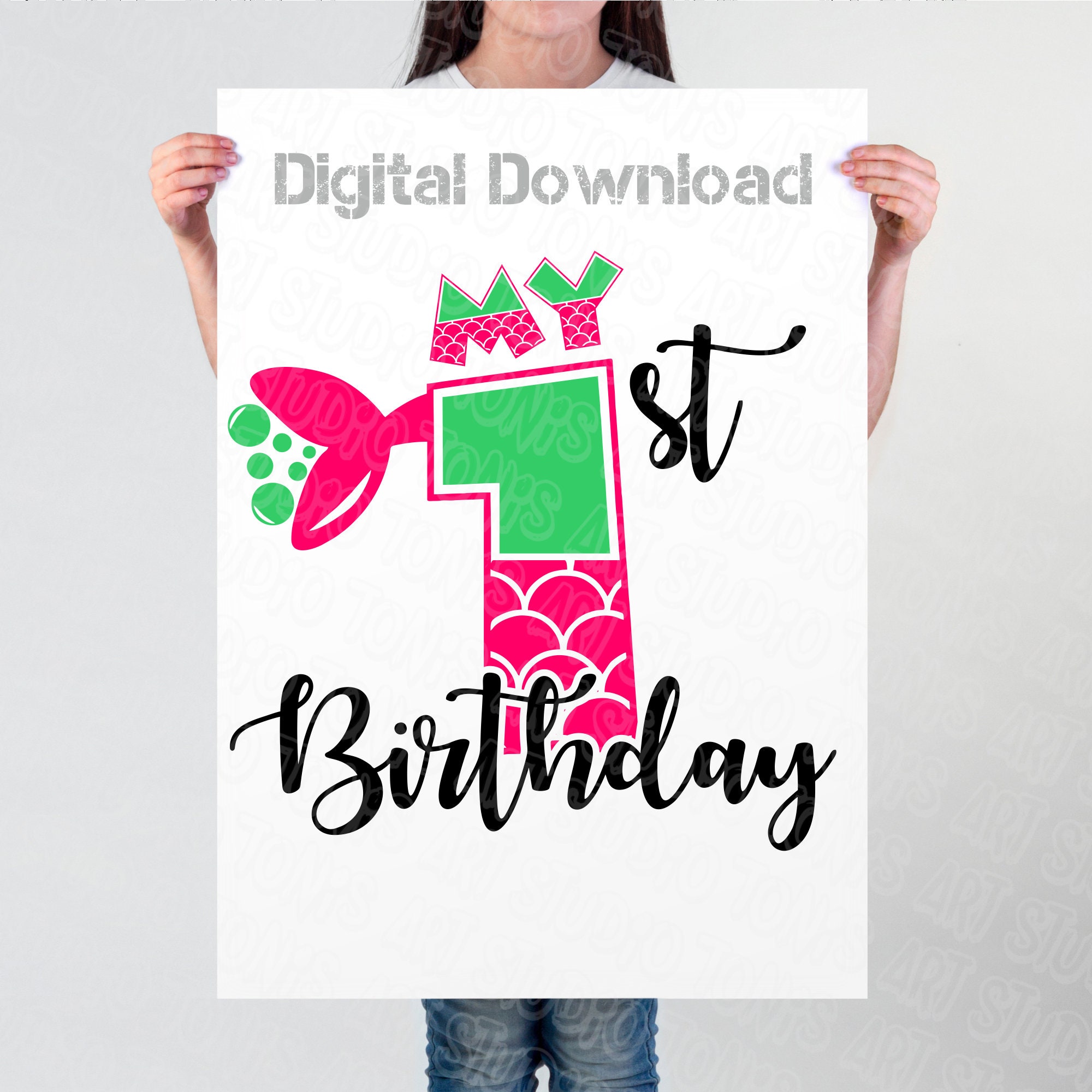 Download My first birthday SVG | Mermaid birthday svg | 1st ...