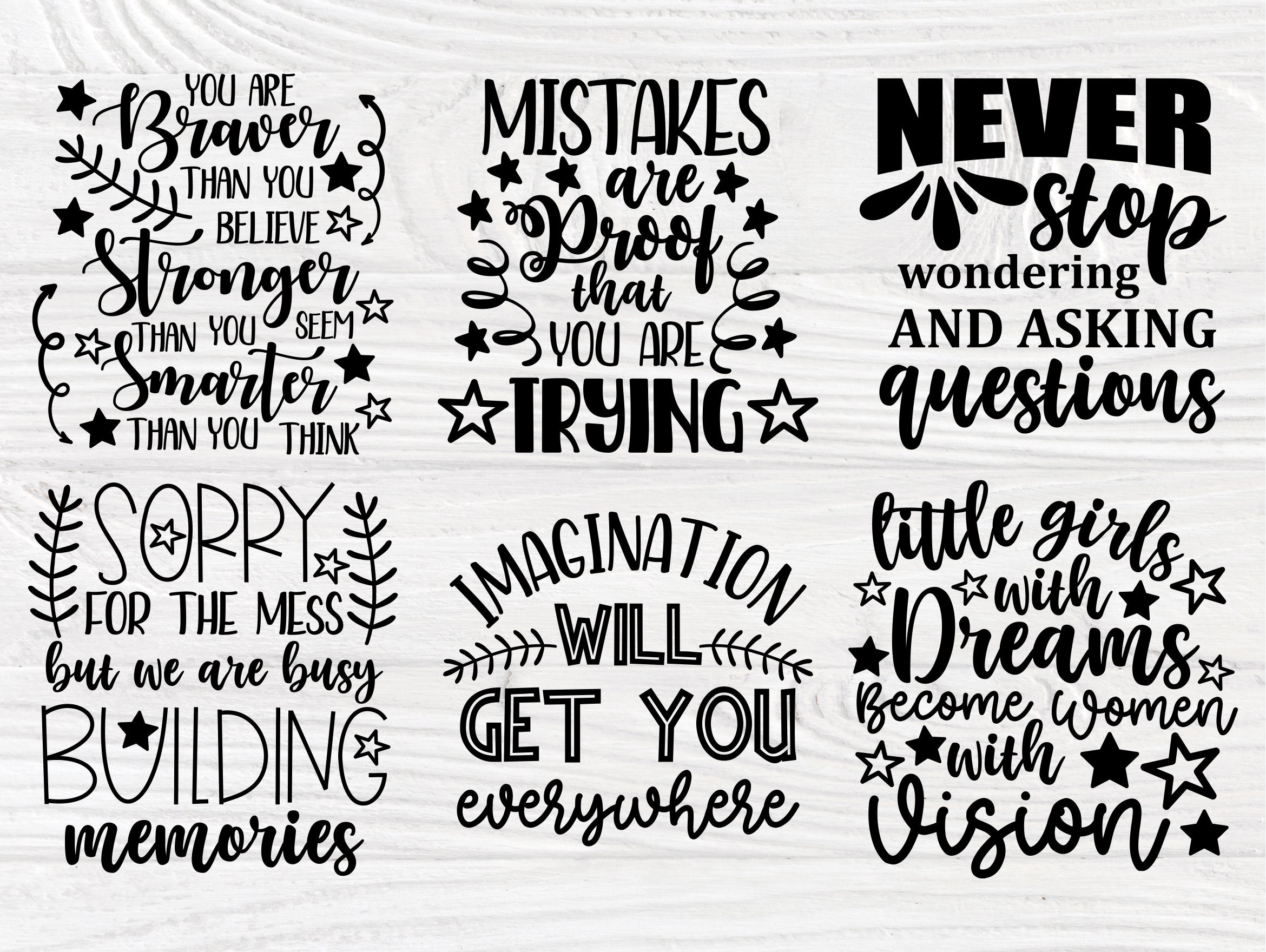 Motivational SVG Bundle, Inspirational Svg Quotes