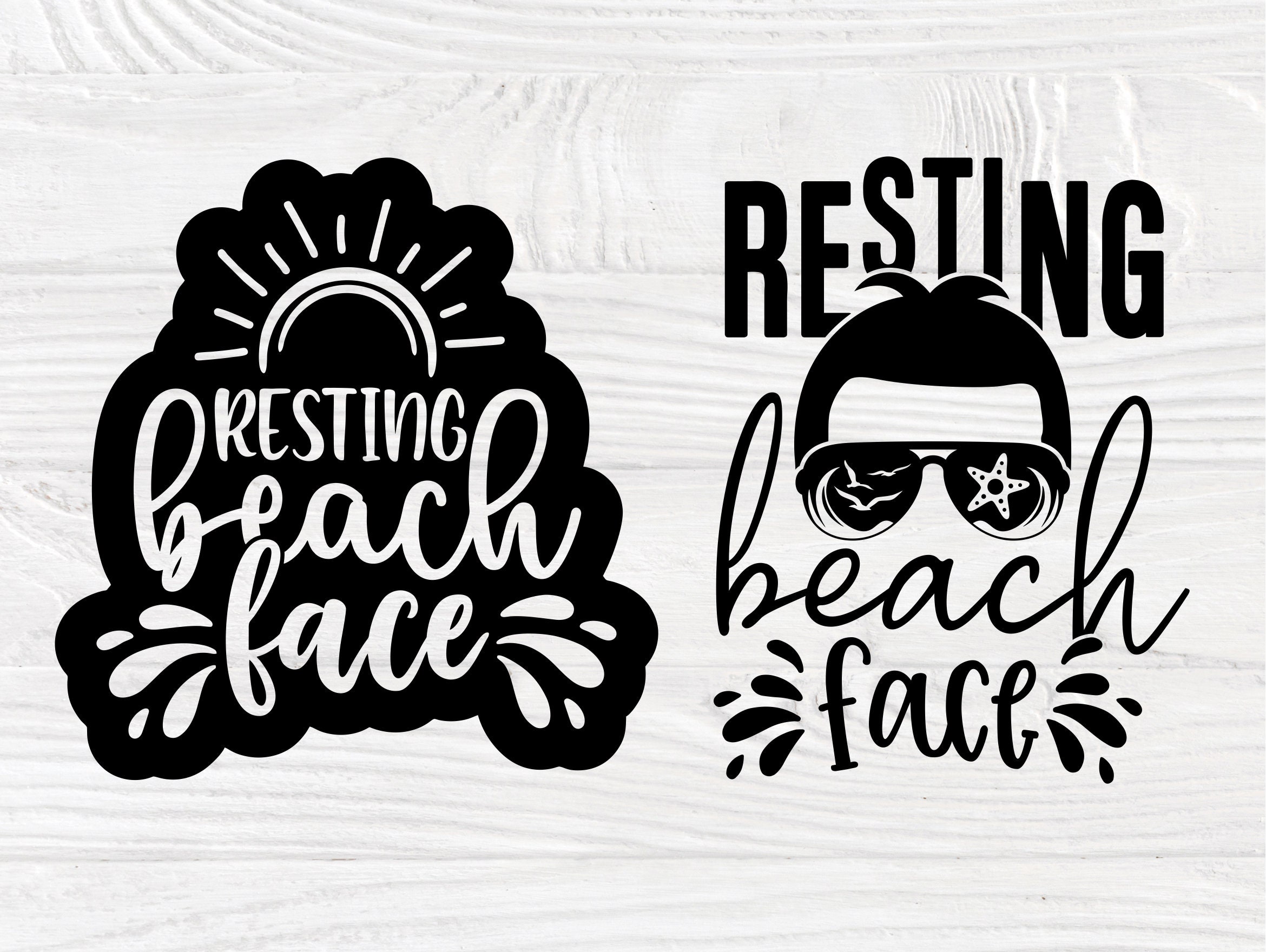 Download Resting Beach Face SVG, Summer Svg, Vacation Shirt