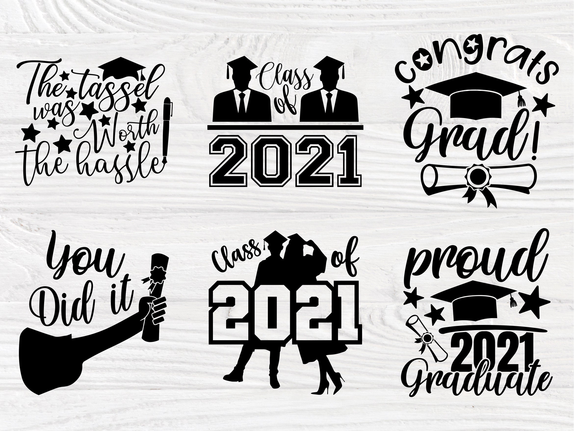 Download Graduation 2021 SVG Bundle Class of 2021 Svg File | Etsy