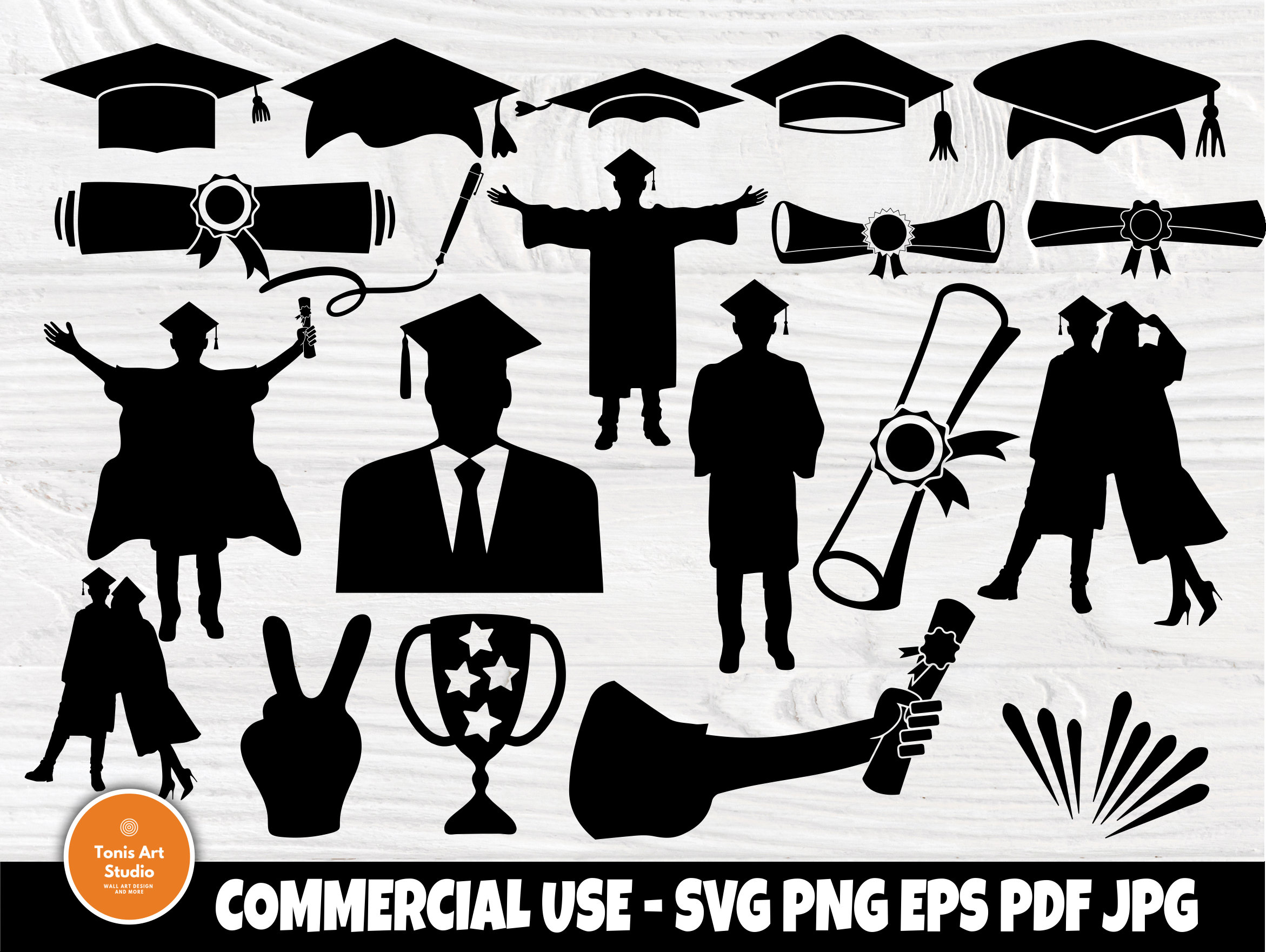 Download Graduation Cap Svg Graduation Clipart Silhouette