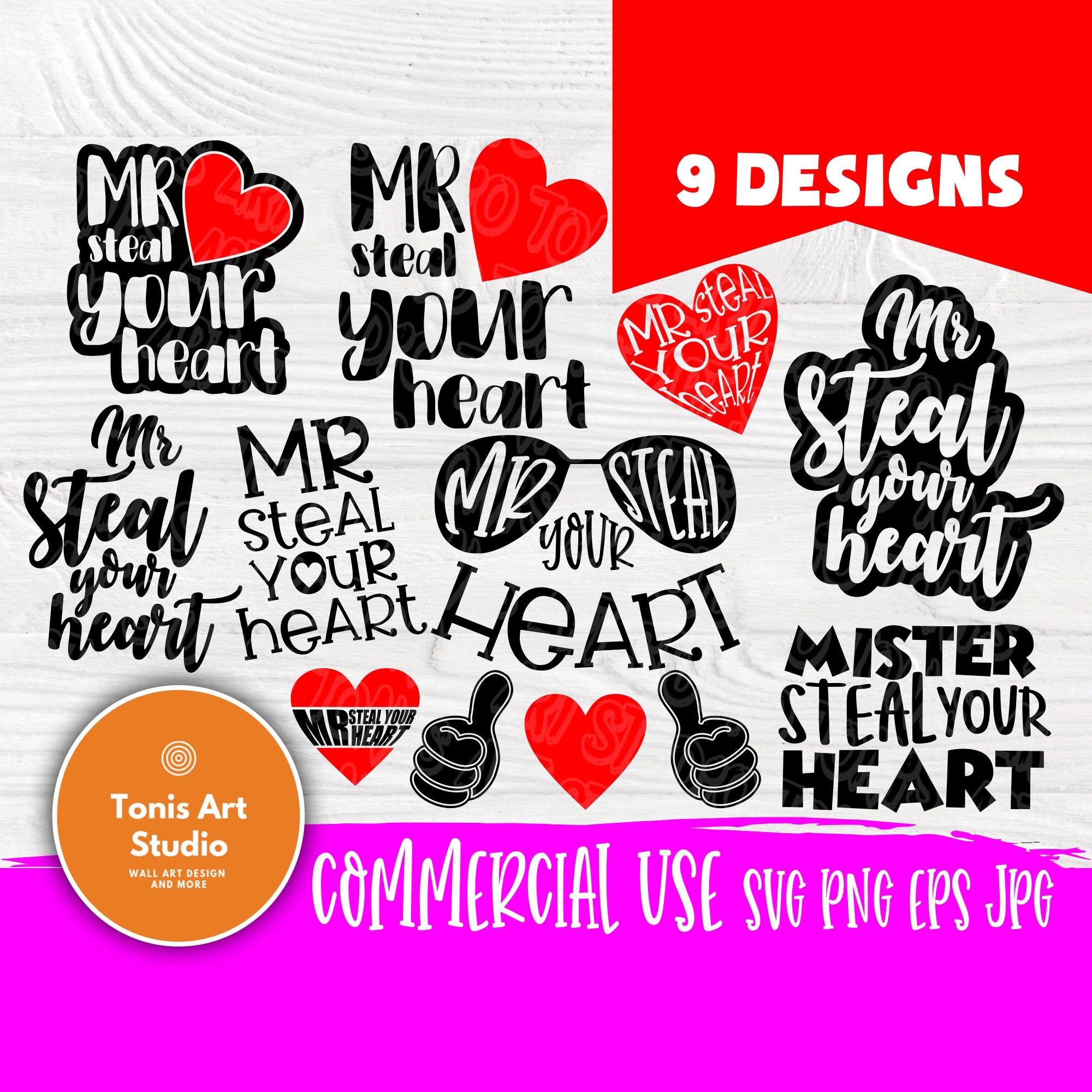 Download Mr Steal Your Heart Svg Boy Shirt Svg Files For Cutting Machines Cameo Cricut Valentines Day Svg Boys Svg Designs Heart Svg
