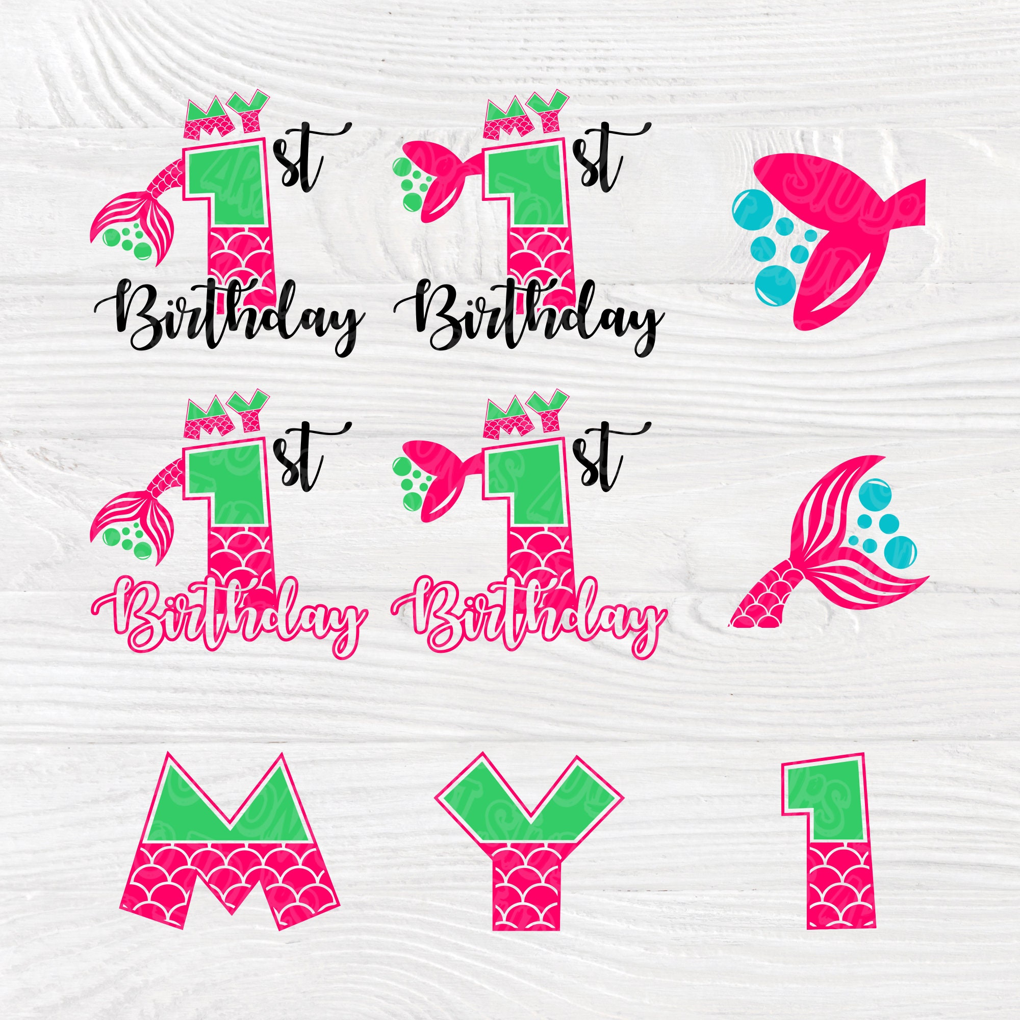 Download My first birthday SVG | Mermaid birthday svg | 1st ...