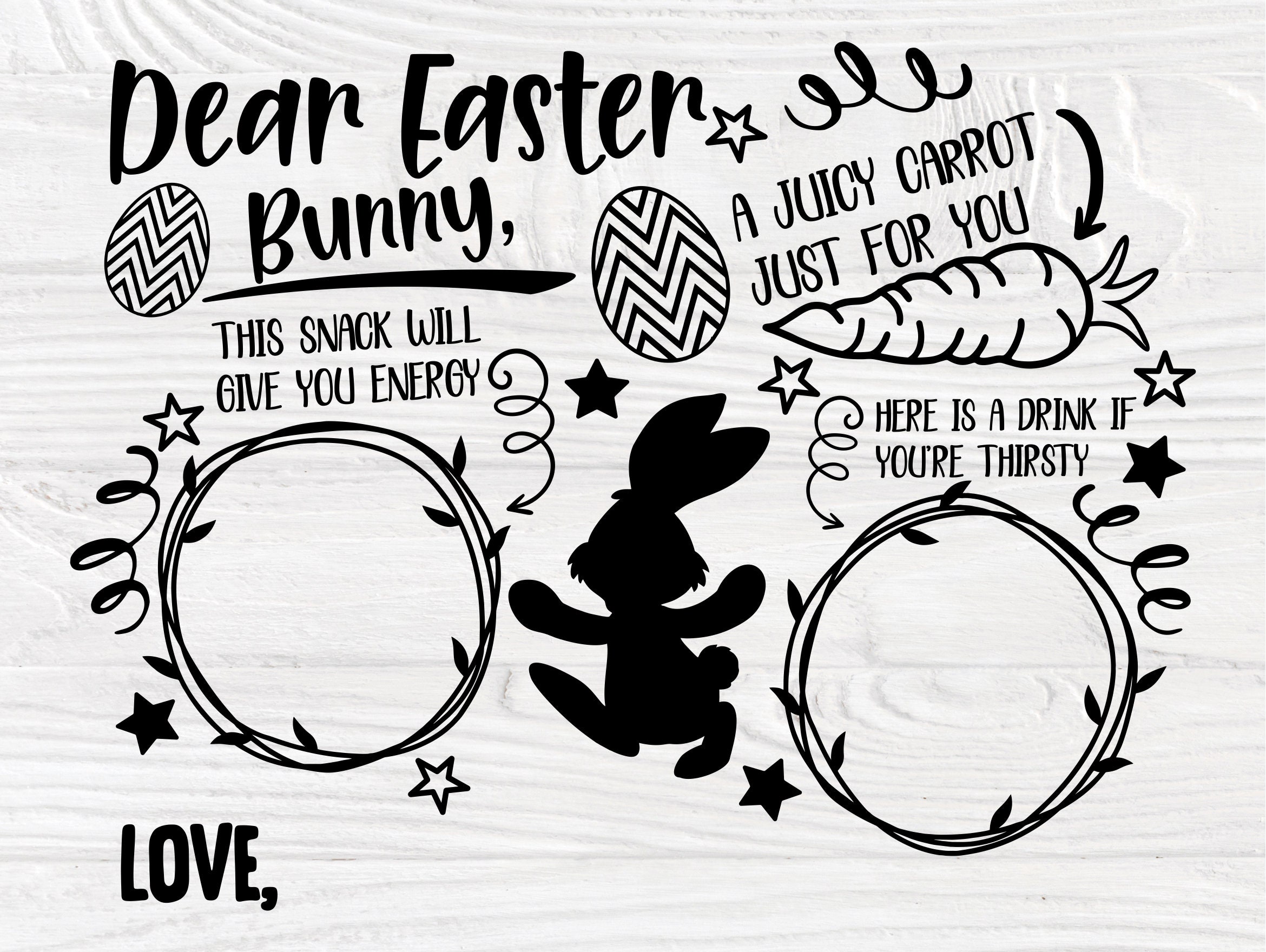 Download Easter Tray Svg Bundle Dear Easter Bunny Svg