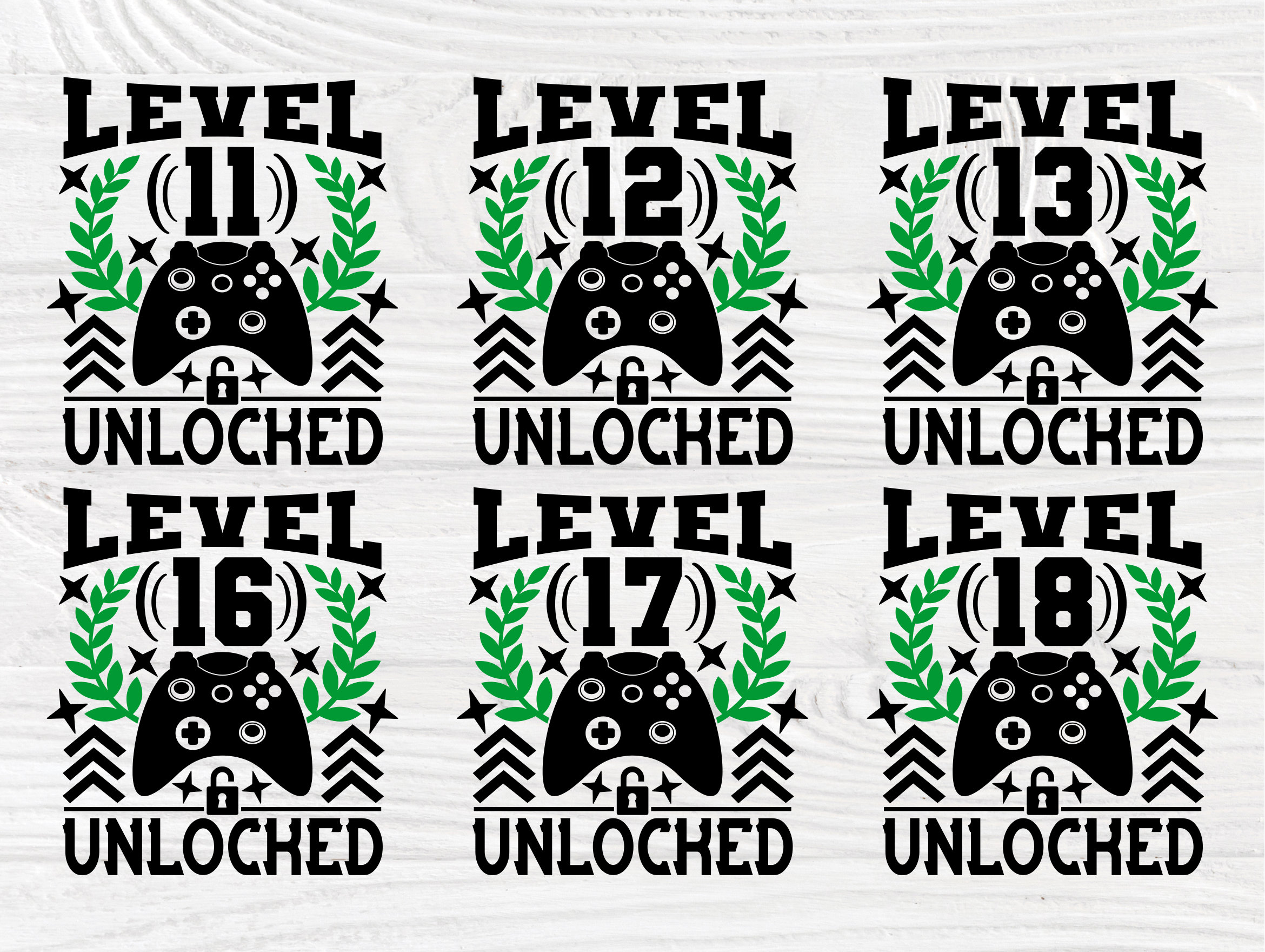 Download Level Unlocked SVG Bundle, Birthday Svg, Gamer Svg
