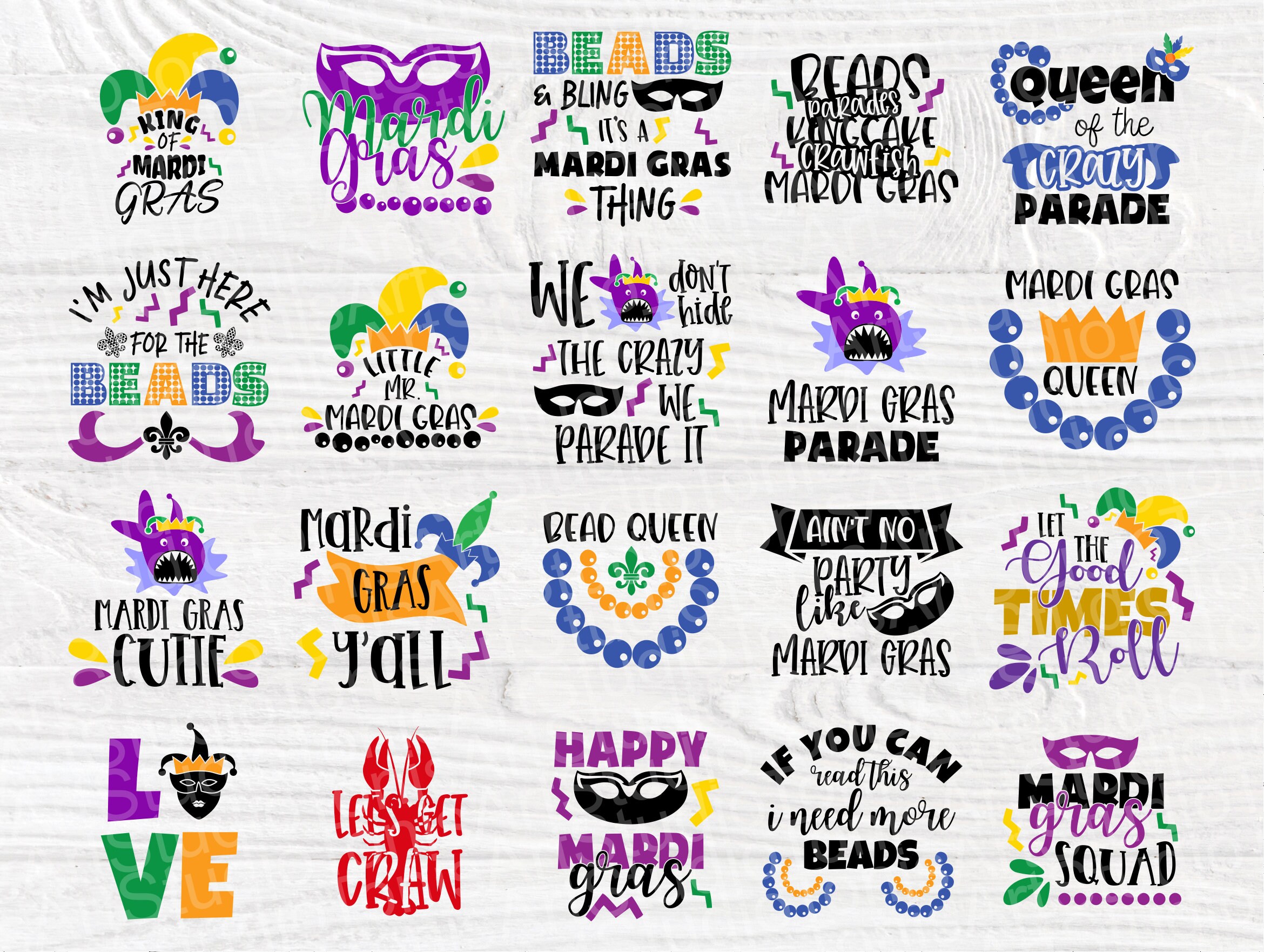 mardi gras parade signs