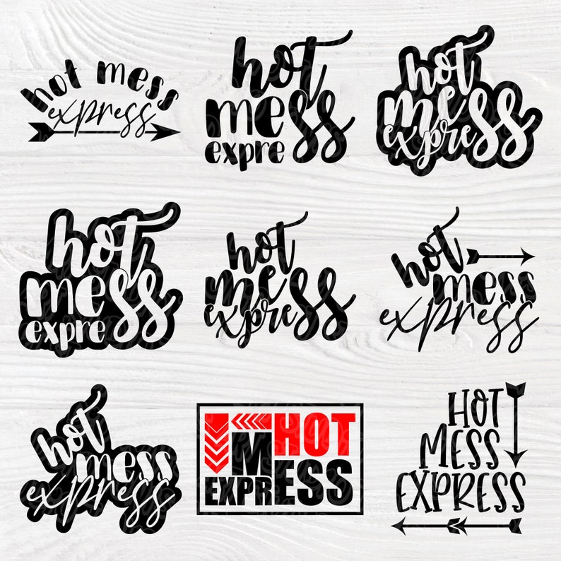 Download Hot Mess Express SVG Mom Life svg svg files for cricut | Etsy