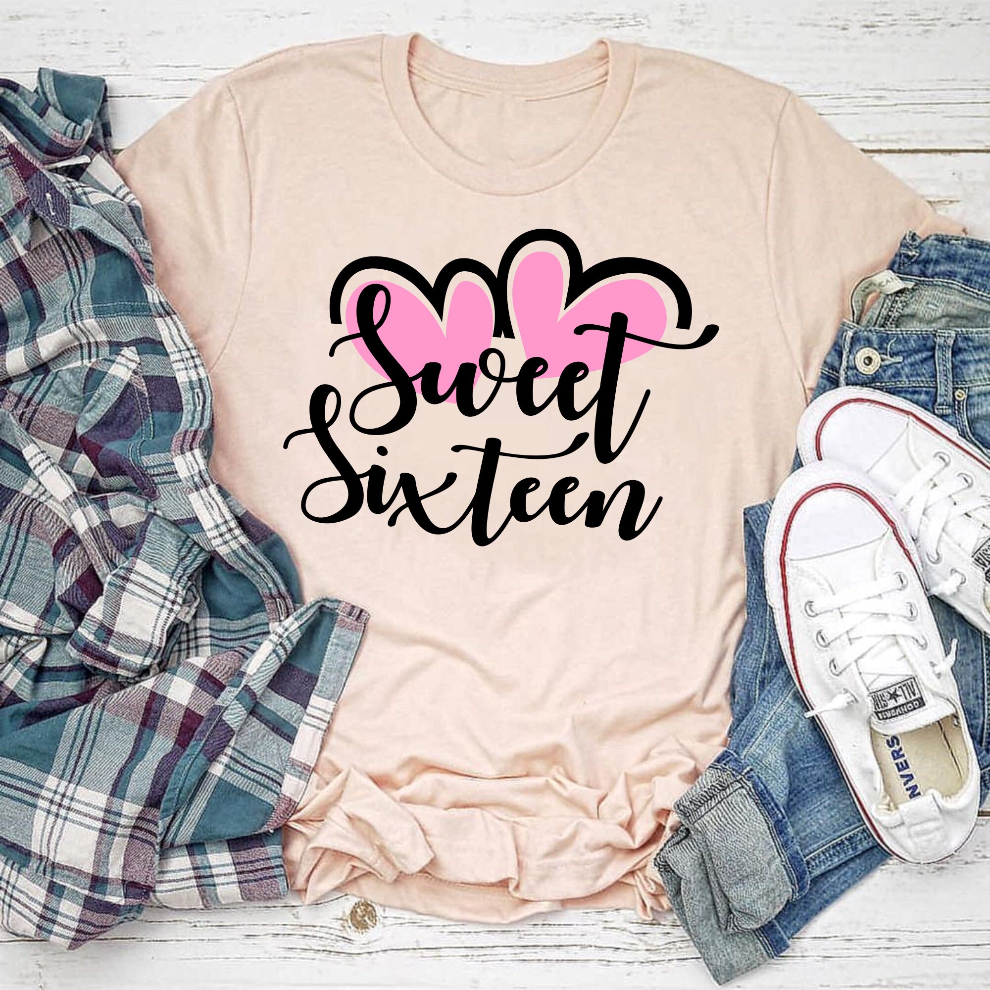 Download Sweet 16 SVG | Sweet 16 bundle | Sixteen birthday svg ...