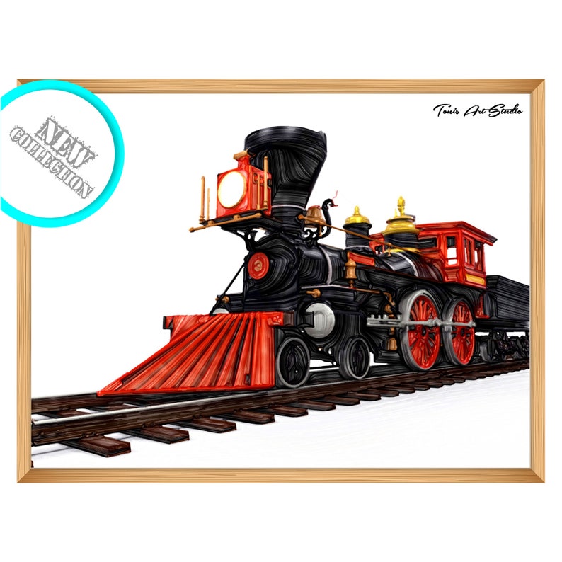 Train Watercolor Wall Decor Printable Uk - Train Wall Art For Toddlers Train Watercolor Wall Decor Printable Uk - Train Wall Art For Toddlers