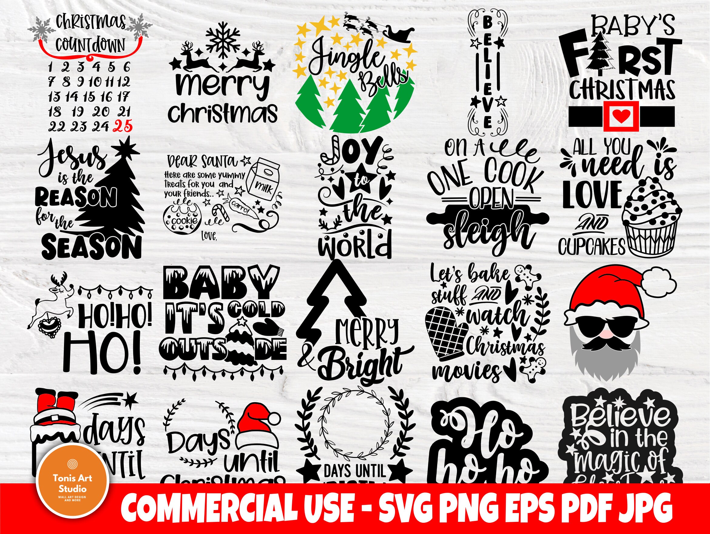 Download Christmas Svg Bundle Santa Tray Svg Santa Claus