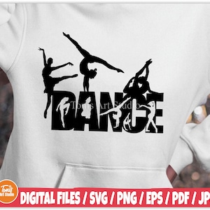 Fichier de coupe SVG de danse | Maman danse Svg | Chemise maman de danse | SVG pour les danseurs | Ballet jazz