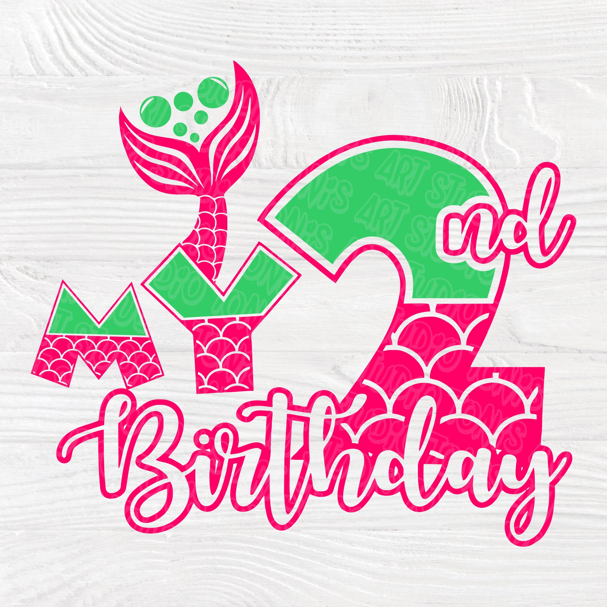 Download My second birthday SVG | Mermaid birthday svg | 2nd ...