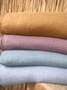 Soft 100% linen fabric by the yard/ meter, stonewashed, 200 gsm, Cut-to-length, European flax, OEKO-Tex certified 