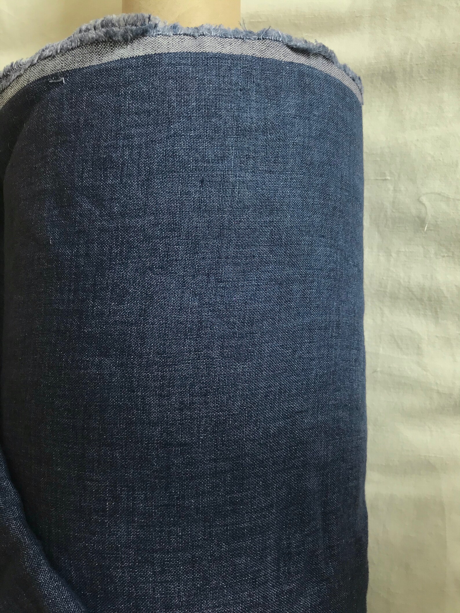 Soft 100% Linen Fabric by the Yard/ Meter Stonewashed 200 | Etsy