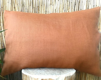 Linen pillowcase, Softened, Standard, Different sizes, Custom size, 100% European linen