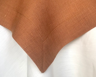 Large linen napkins with mitered corners, soft and stonewashed, Set, OEKO-Tex European linen, table, dinner, wedding napkins, wide edge