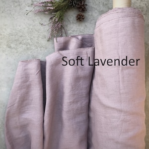 Soft 100% linen fabric by the yard/ meter, stonewashed, 200 gsm, Cut-to-length, European flax, OEKO-Tex certified image 5