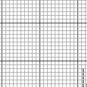 May include: Pixelated image of a tall, rectangular object, possibly a building or a tower, constructed from a grid of small squares. The object is primarily white with some black squares, creating a simple, blocky design.