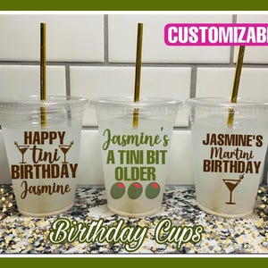 A Tini Bit Older Birthday Favors | Martini Birthday | Tini Bit Older Favors | Tini Bit Older Party | A Tini Bit Older Birthday Party