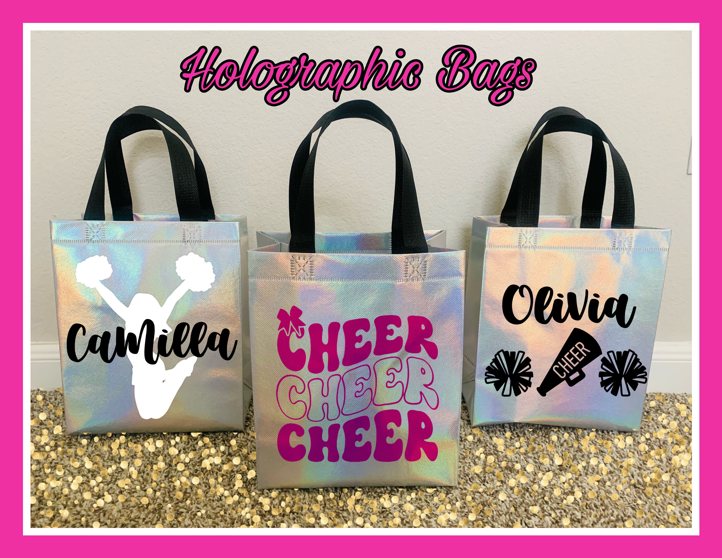 Cheer Team Gift | Cheer Gifts | Cheer Squad Gift | Cheer Bag | Sports Bag | Cheerleader Bag | Cheerleader Gifts | Cheer Competition Gift