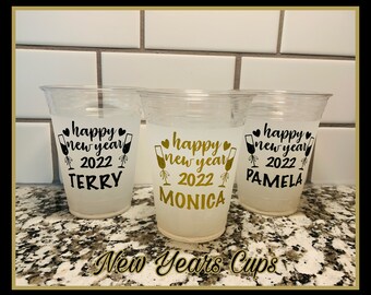 New Year’s Cups | New Year’s Party Favors | 2024 Cups | New Year’s Party Cups | New Year’s Favors | 2024 Favors | New Year’s Eve Decorations