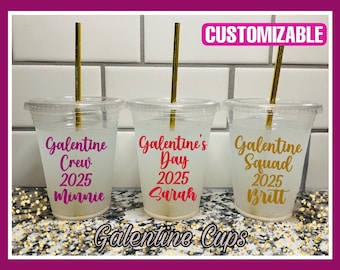 Custom Galentine's Cups | Party Favors Decorations