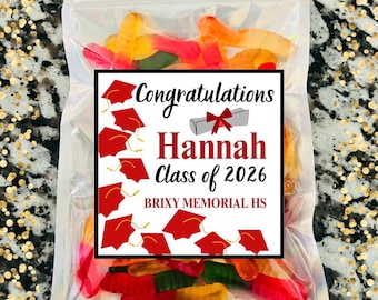 Personalized Graduation Treat Bags | Custom Graduation Favors