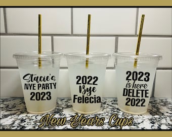 New Year’s Cups | New Year’s Party Favors | 2024 Cups | New Year’s Party Cups | New Year’s Favors | 2024 Favors | New Year’s Eve Decorations