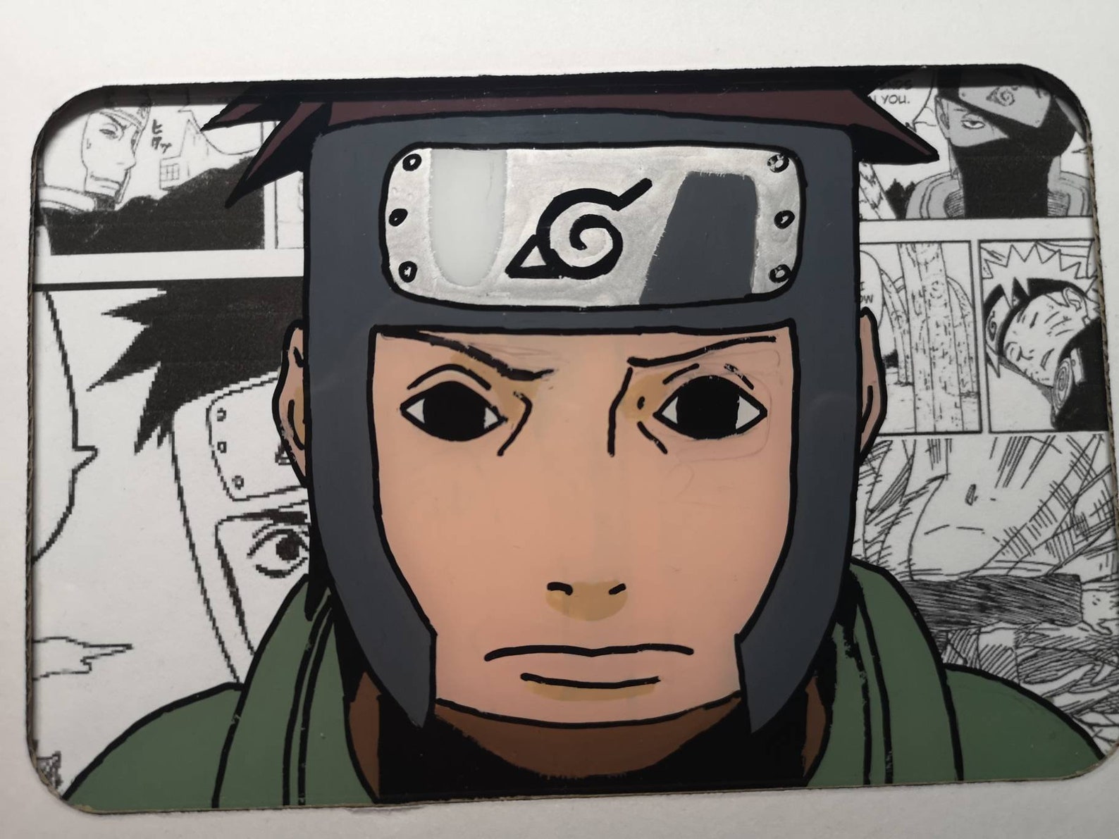 Naruto Anime Team 7 Updated Glass Painting | Etsy