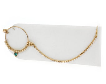 Kyles Collection | Clip On Necklace | Nose Ring | Nose Hoop | Bridal Nose Ring | Bridal Nath | Nath | Gift Set | Gift For Her | Bridal Gift