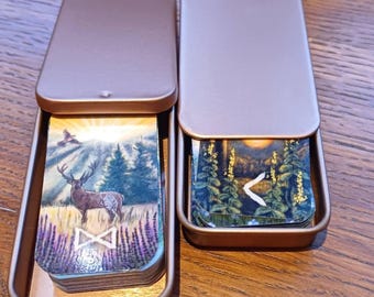 Runes Oracle mikro mini, Pocket Edition , Healing Power of Nature's Runic Wisdom, Mini Size Runic Cards for Wild Nature Divination PDF book